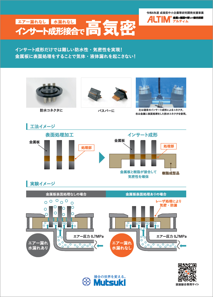 インサート成形接合